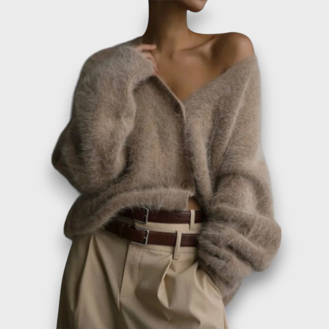 Maison La Veine™ | Cardigan Doux à Coupe Classique