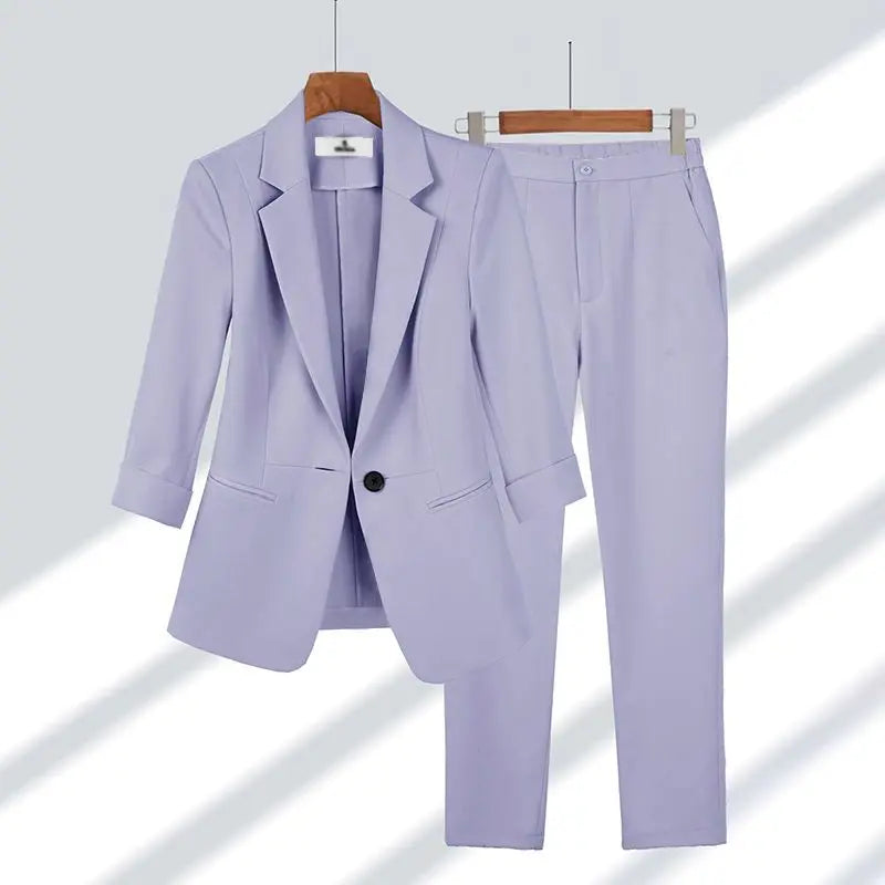 Victoria - Ensemble Tailleur Chic Veste et Pantalon