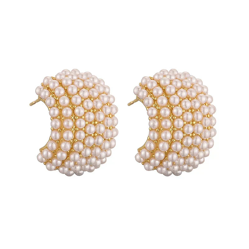 Maison La Veine™ | Boucles Classiques Perle