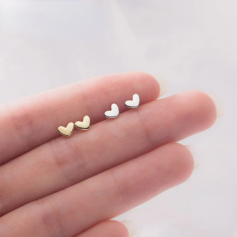 Maison La Veine™ | Boucles d’Oreilles Clous Cœurs