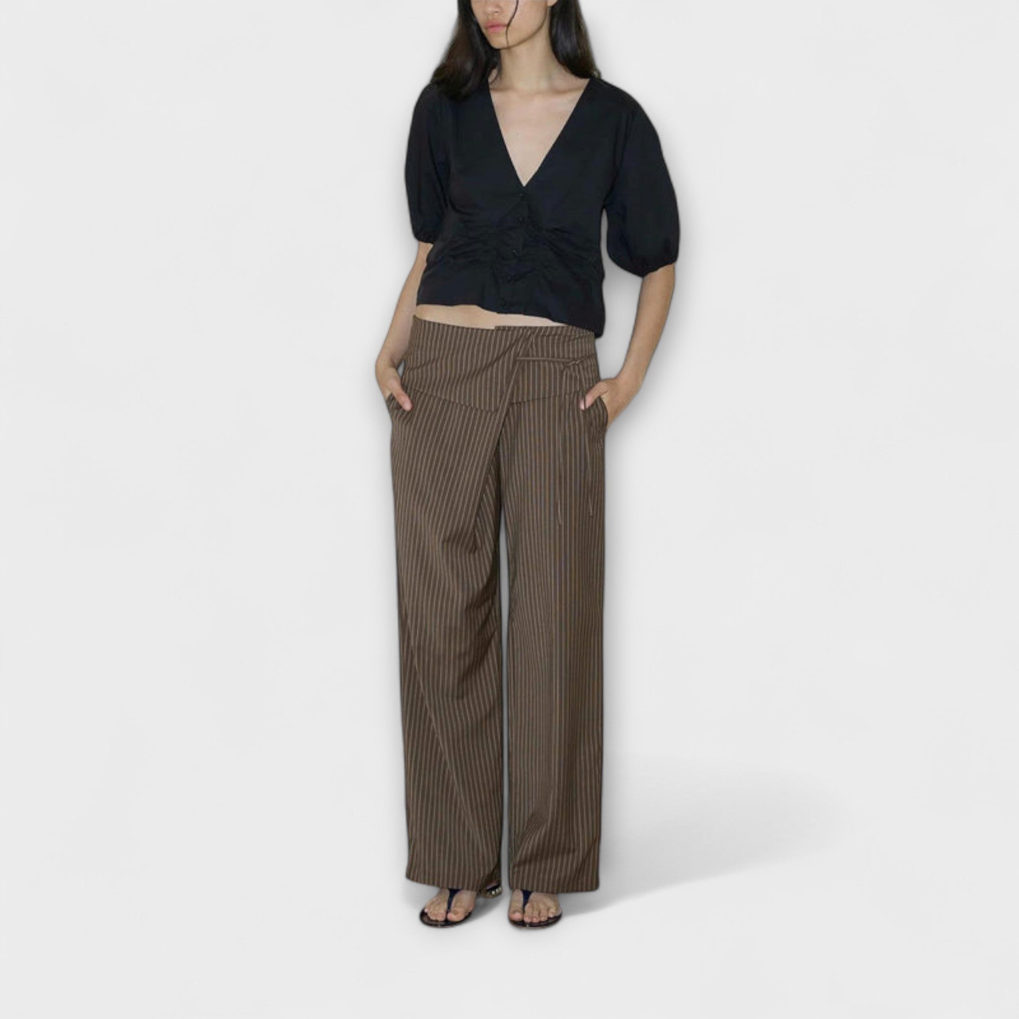 Maison La Veine™ | Pantalons Plissés Élégants Noémi