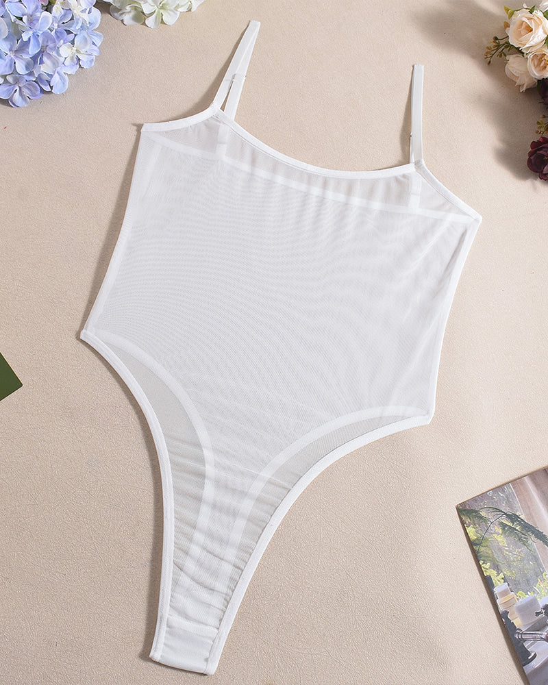 Maison La Veine™ | Body en Mesh Transparent