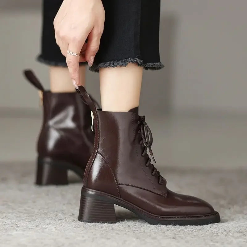 Maison La Veine™ | Bottes Carrées à Cheville