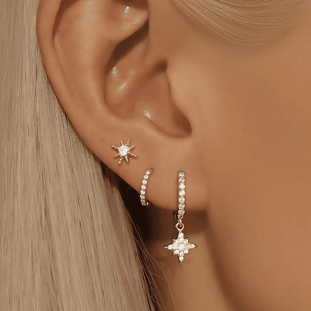 Maison La Veine™ | Set Boucles Étoile