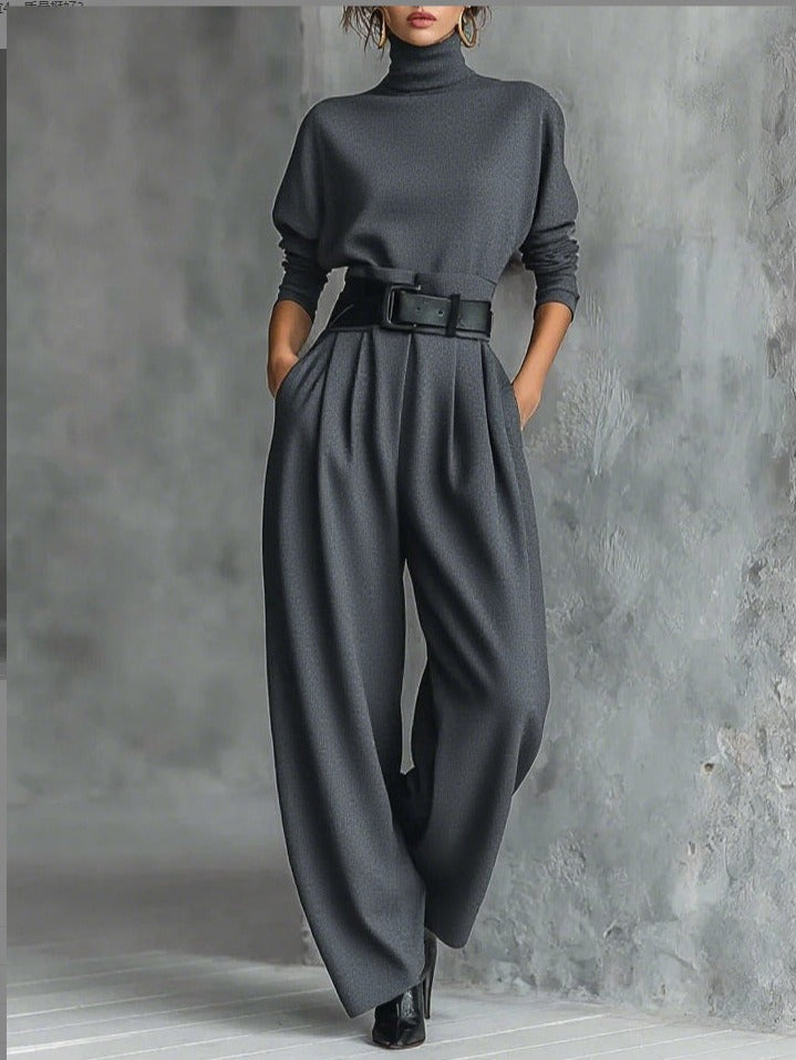 JULIET | Ensemble col roulé & pantalon droit