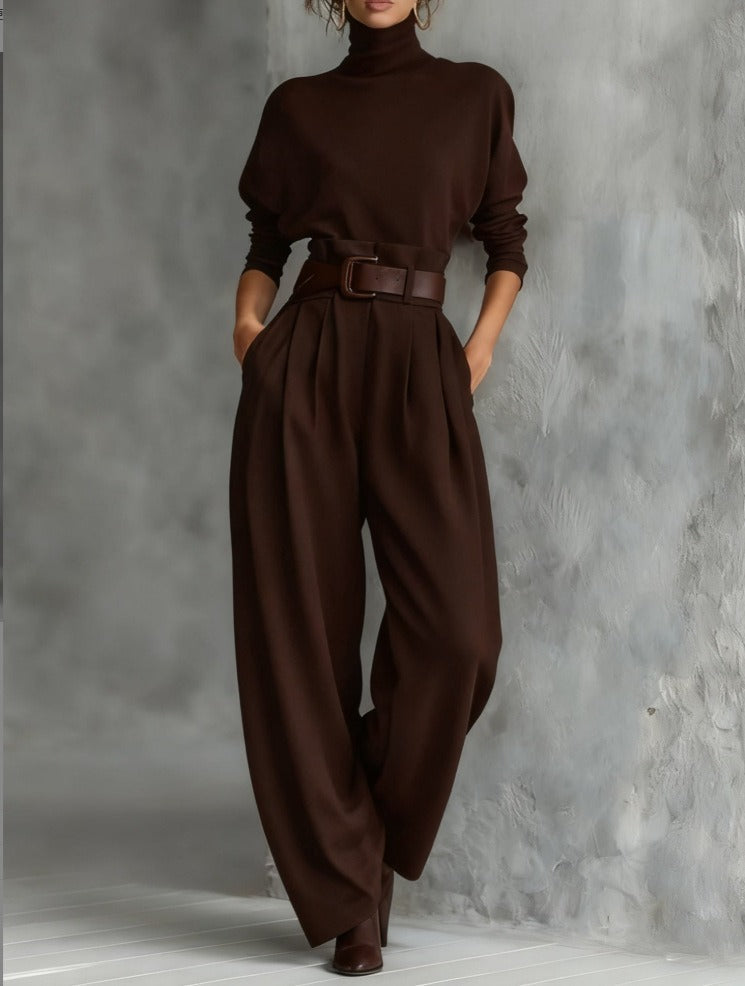 JULIET | Ensemble col roulé & pantalon droit