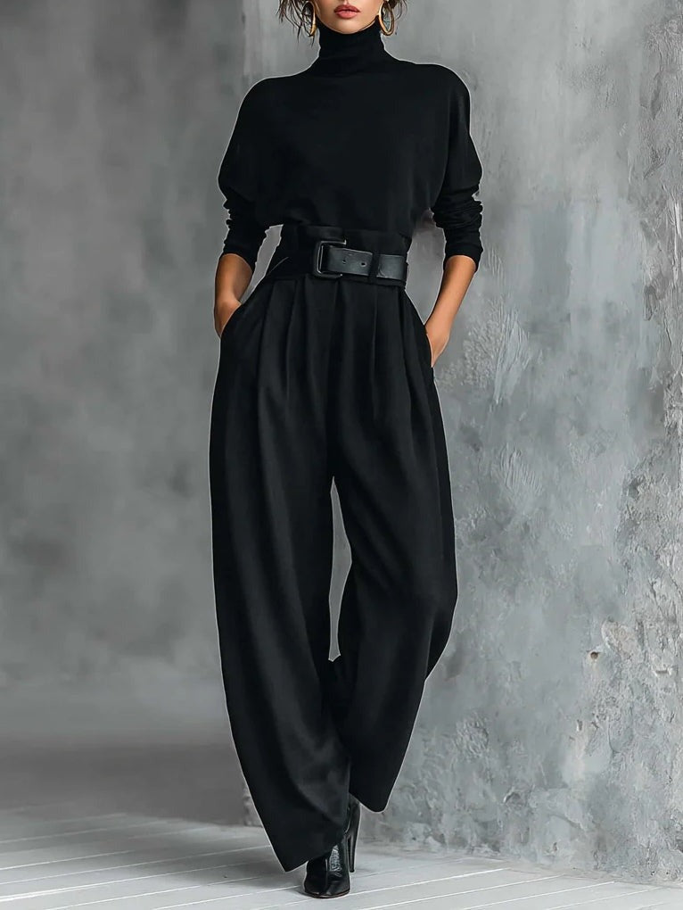 JULIET | Ensemble col roulé & pantalon droit
