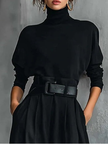JULIET | Ensemble col roulé & pantalon droit