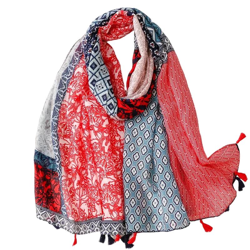 Maison La Veine™ | Chèche Echarpe Multicolore Originale