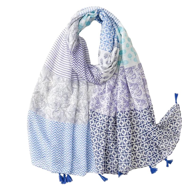 Maison La Veine™ | Chèche Echarpe Multicolore Originale