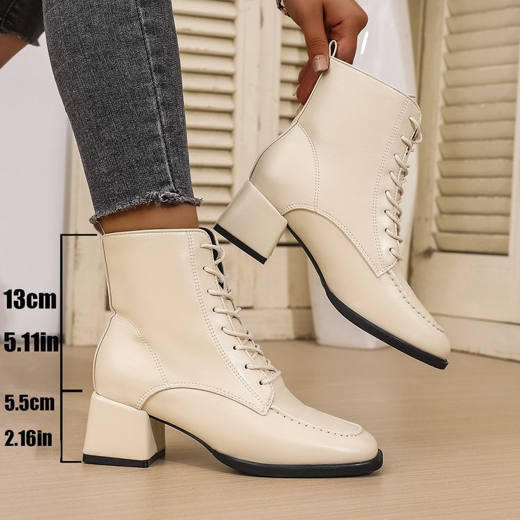 Maison La Veine™ | Bottines Élégantes “Élise” en Cuir Synthétique – Style Chic & Intemporel