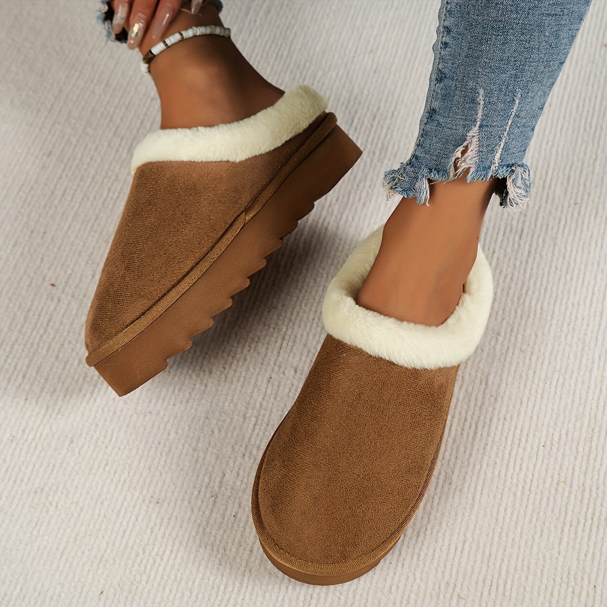 Maison La Veine™ | Pantoufles en laine Luxe