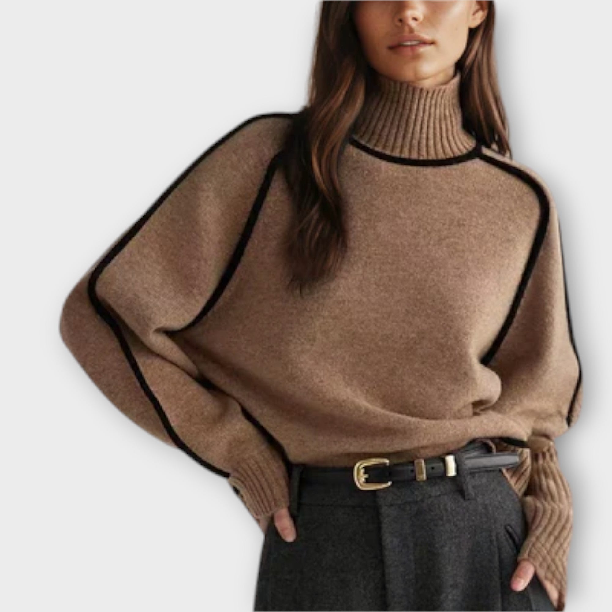 Maison La Veine™ | Pull Roulé Élégant et Doux