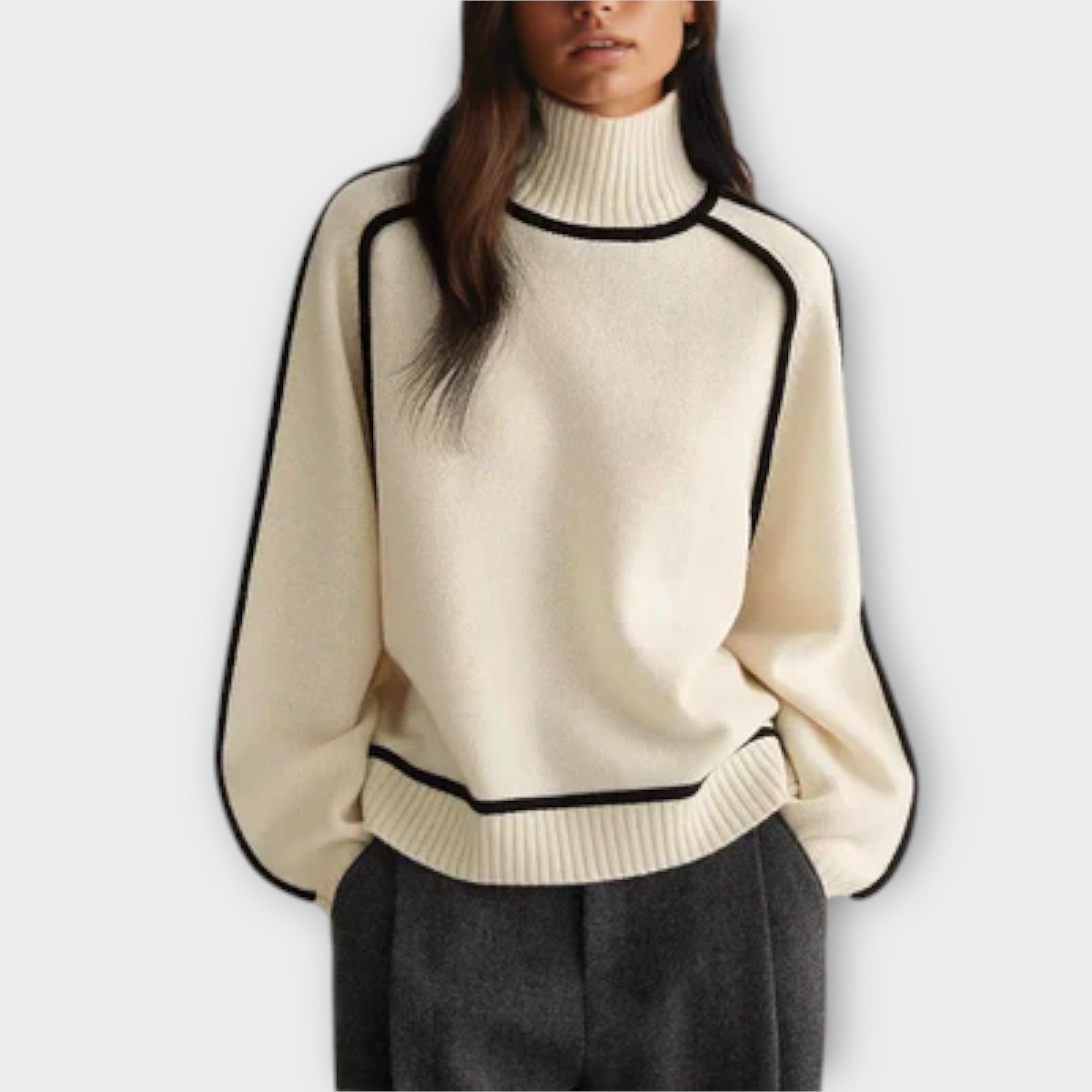 Maison La Veine™ | Pull Roulé Élégant et Doux