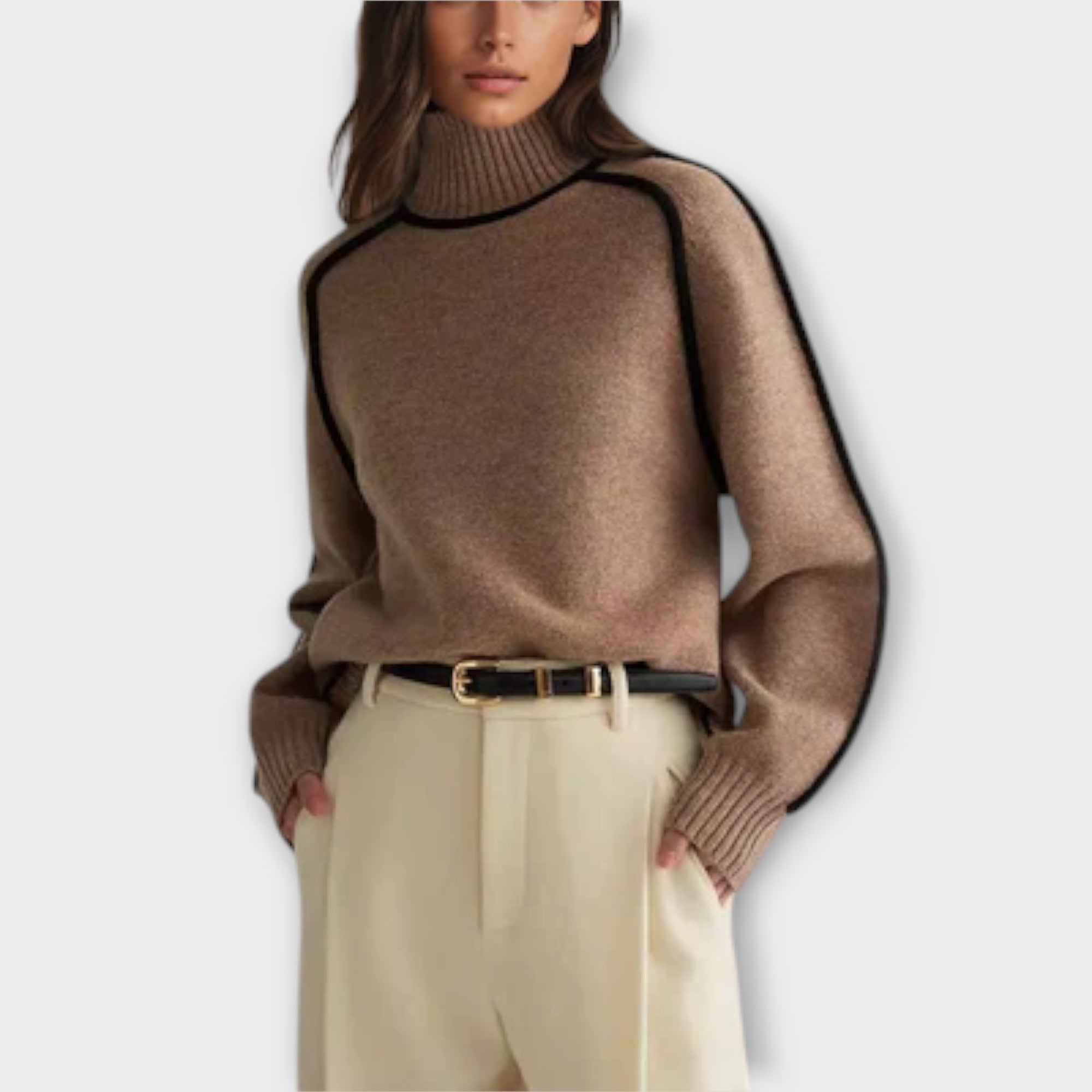 Maison La Veine™ | Pull Roulé Élégant et Doux