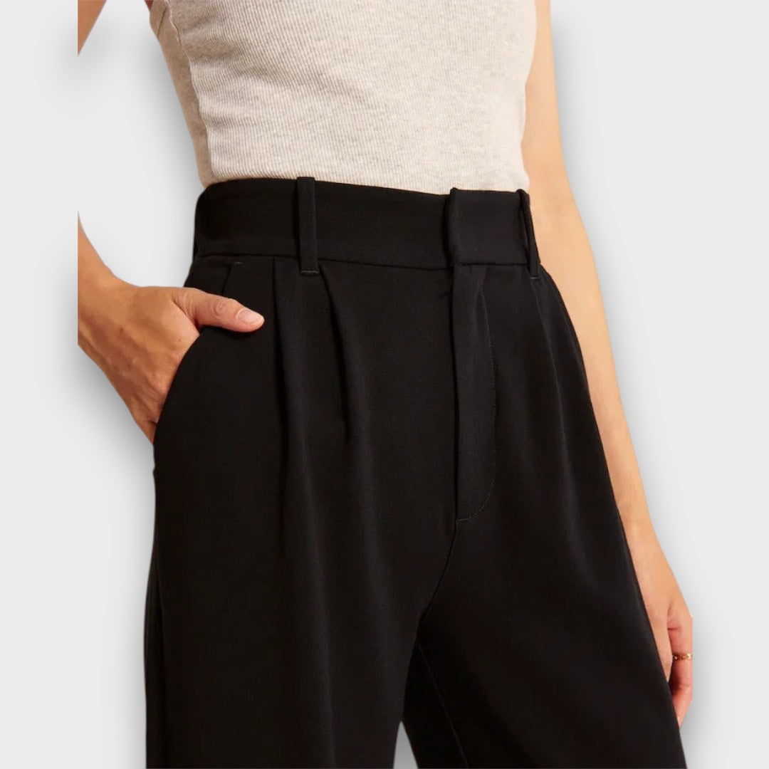 Maison La Veine™ | Pantalons Larges Taille Haute Alva