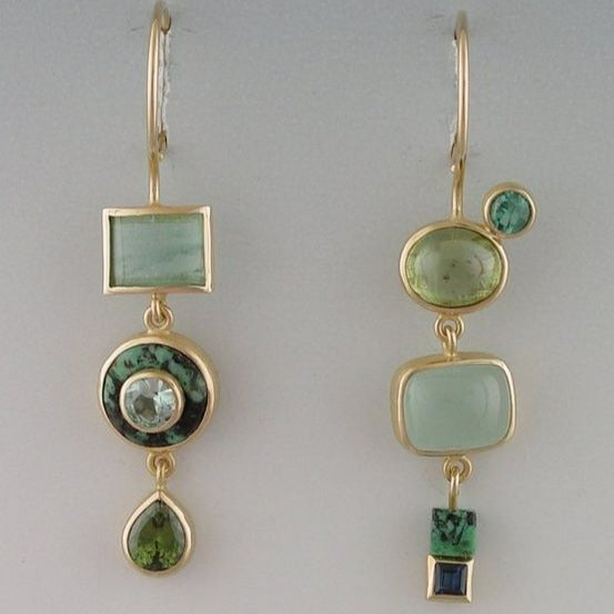 Maison La Veine™ | Boucles Vintage Vertes