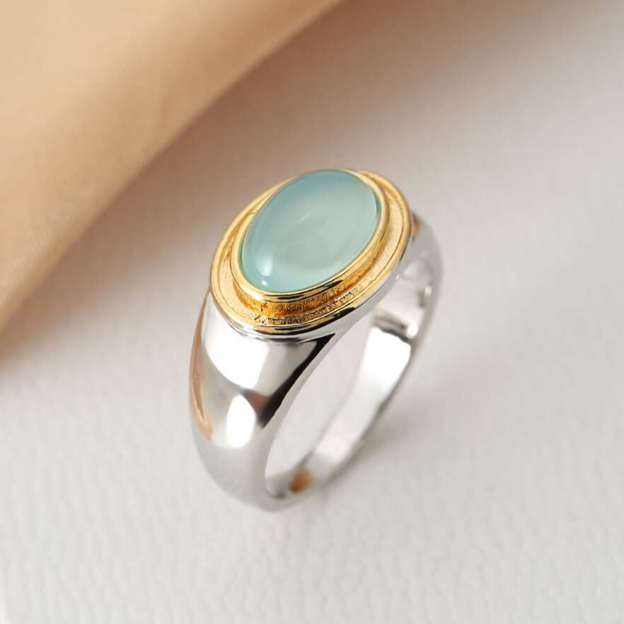Maison La Veine™ | Bague pierre verte