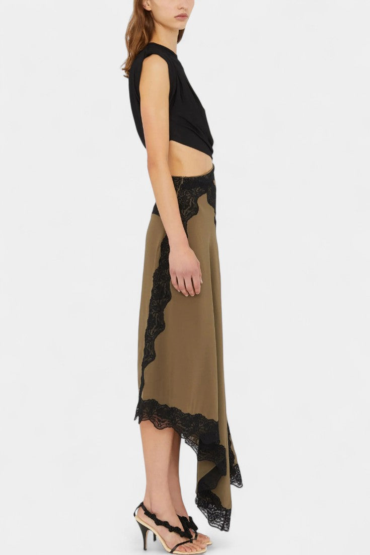 Élyra Robe Midi Verve T-shirt Torsadé