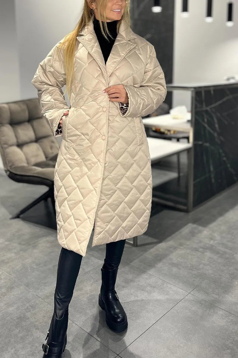 Maison La Veine™ | Manteau Matelassé Réversible Élégant pour Femmes