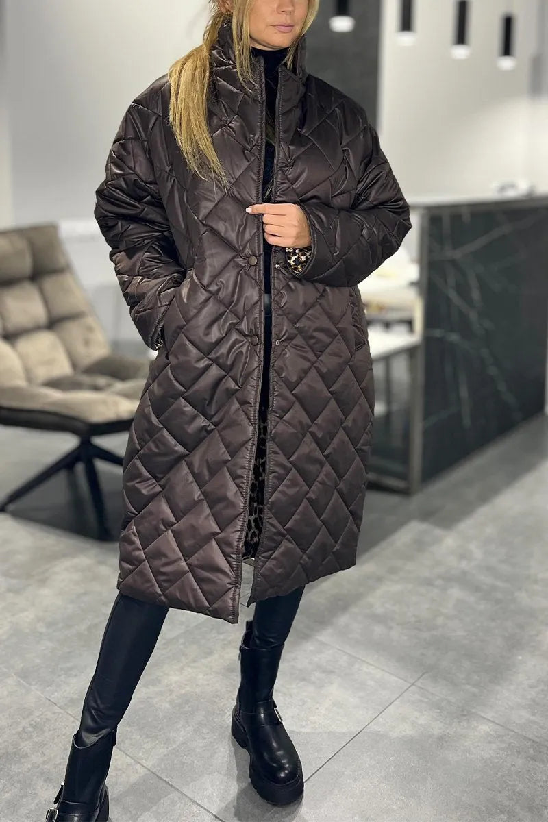 Maison La Veine™ | Manteau Matelassé Réversible Élégant pour Femmes