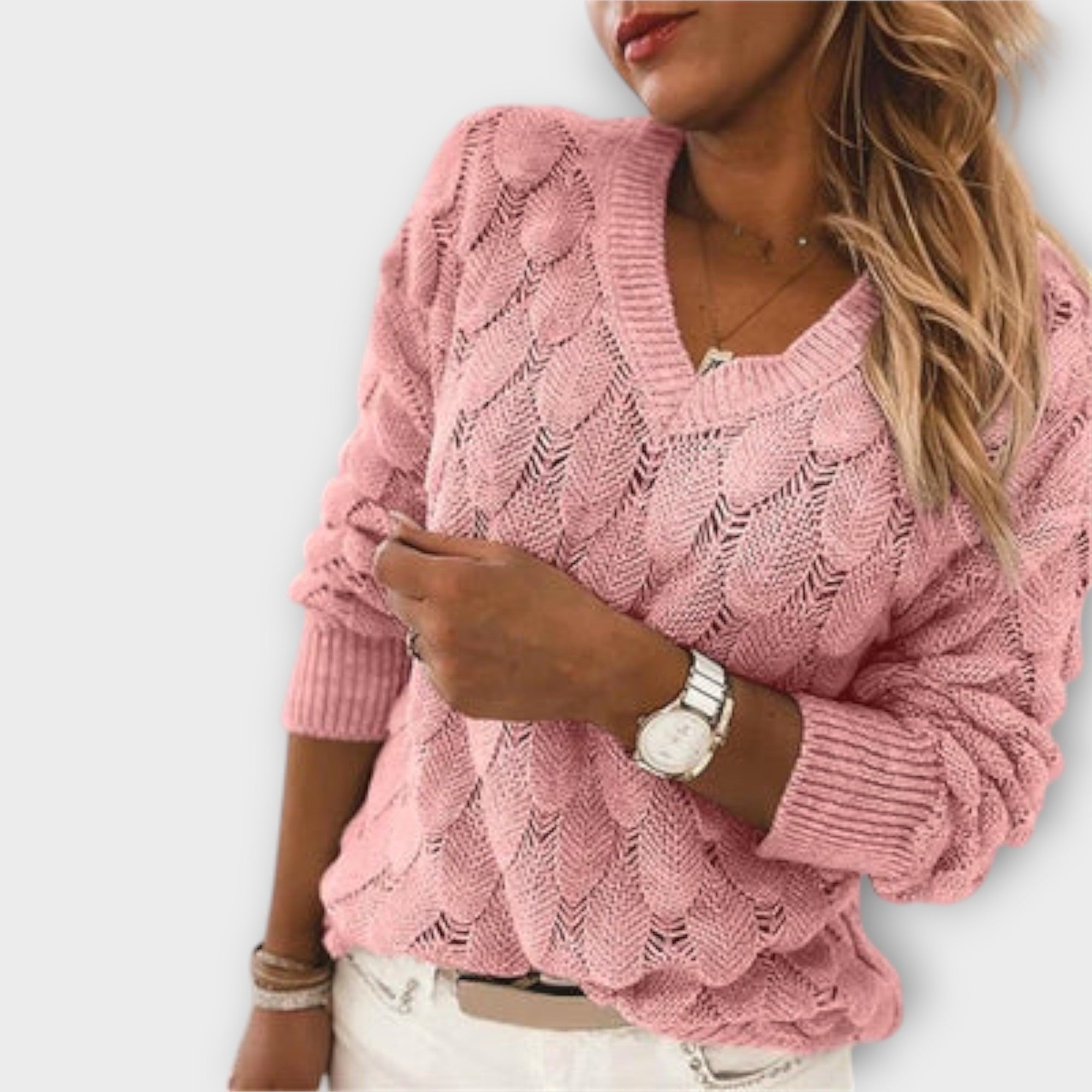 Maison La Veine™ | Pull Décolleté en V Noemier