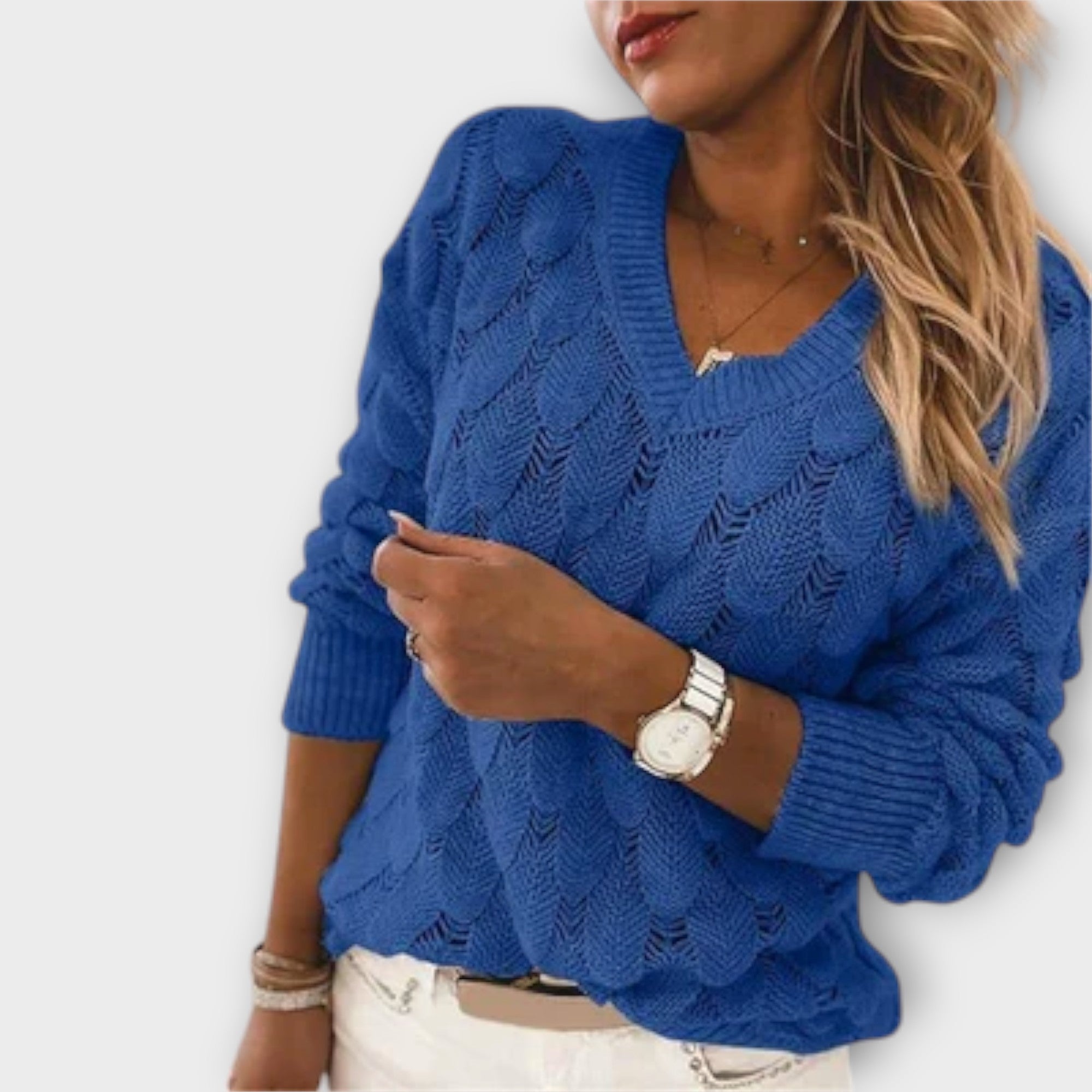 Maison La Veine™ | Pull Décolleté en V Noemier