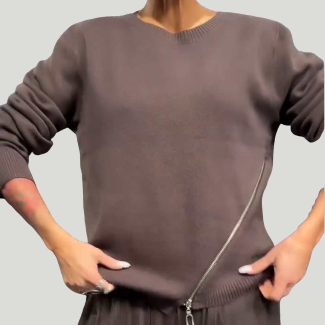 Ullé | Robe élégante en maille et tulle pour femme