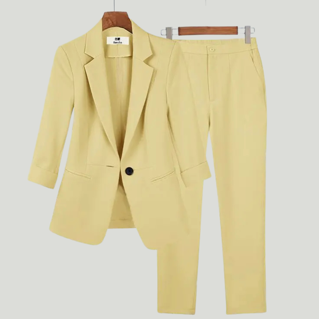 Victoria - Ensemble Tailleur Chic Veste et Pantalon