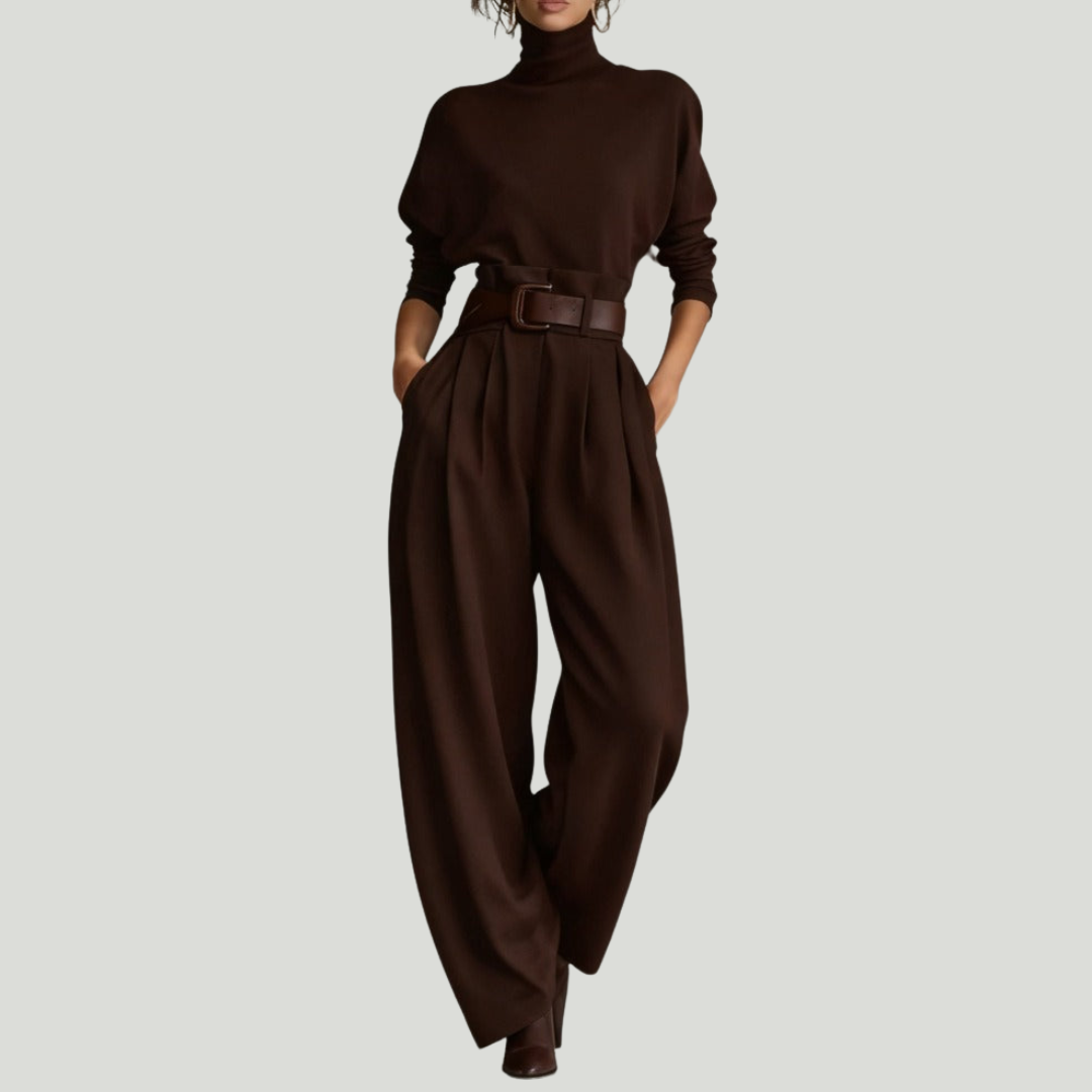 JULIET | Ensemble col roulé & pantalon droit