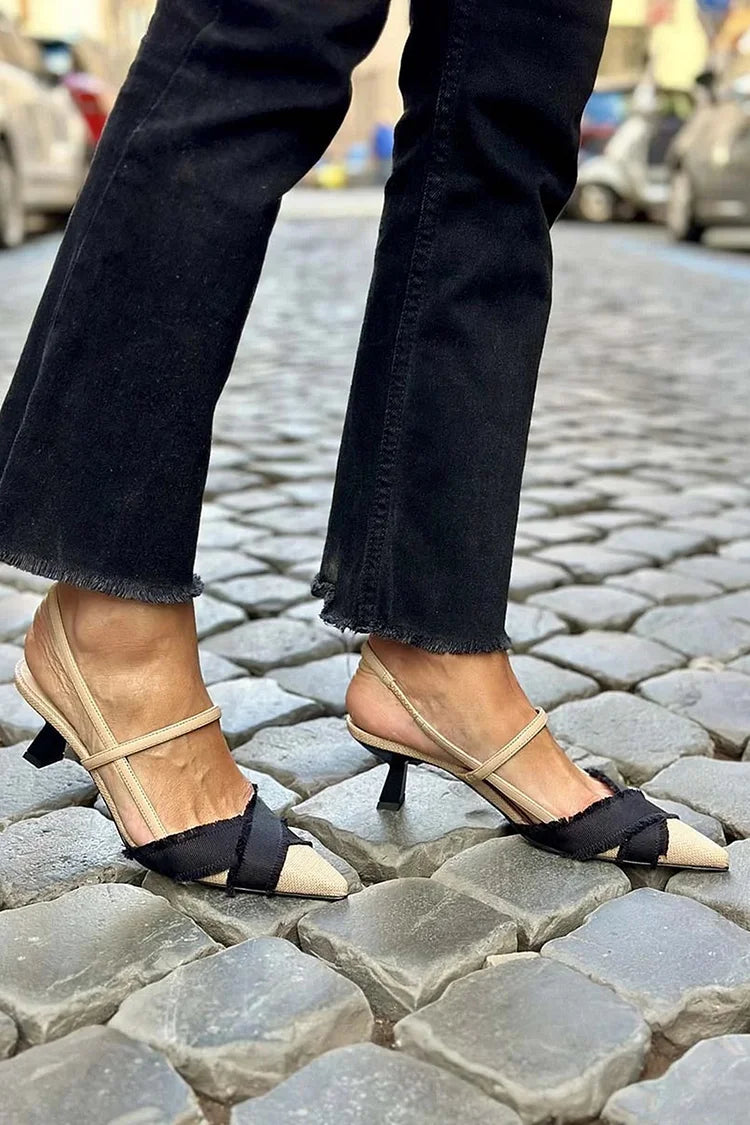Maison La Veine™ |  Escarpins Slingback