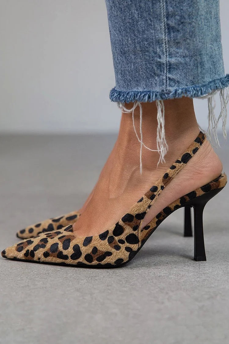 Maison La Veine™ | Escarpins Léopard