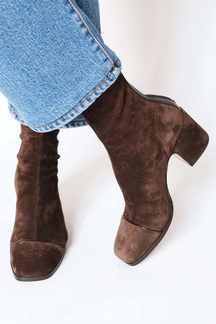 Maison La Veine™ | Bottines Élégantes en Suédine