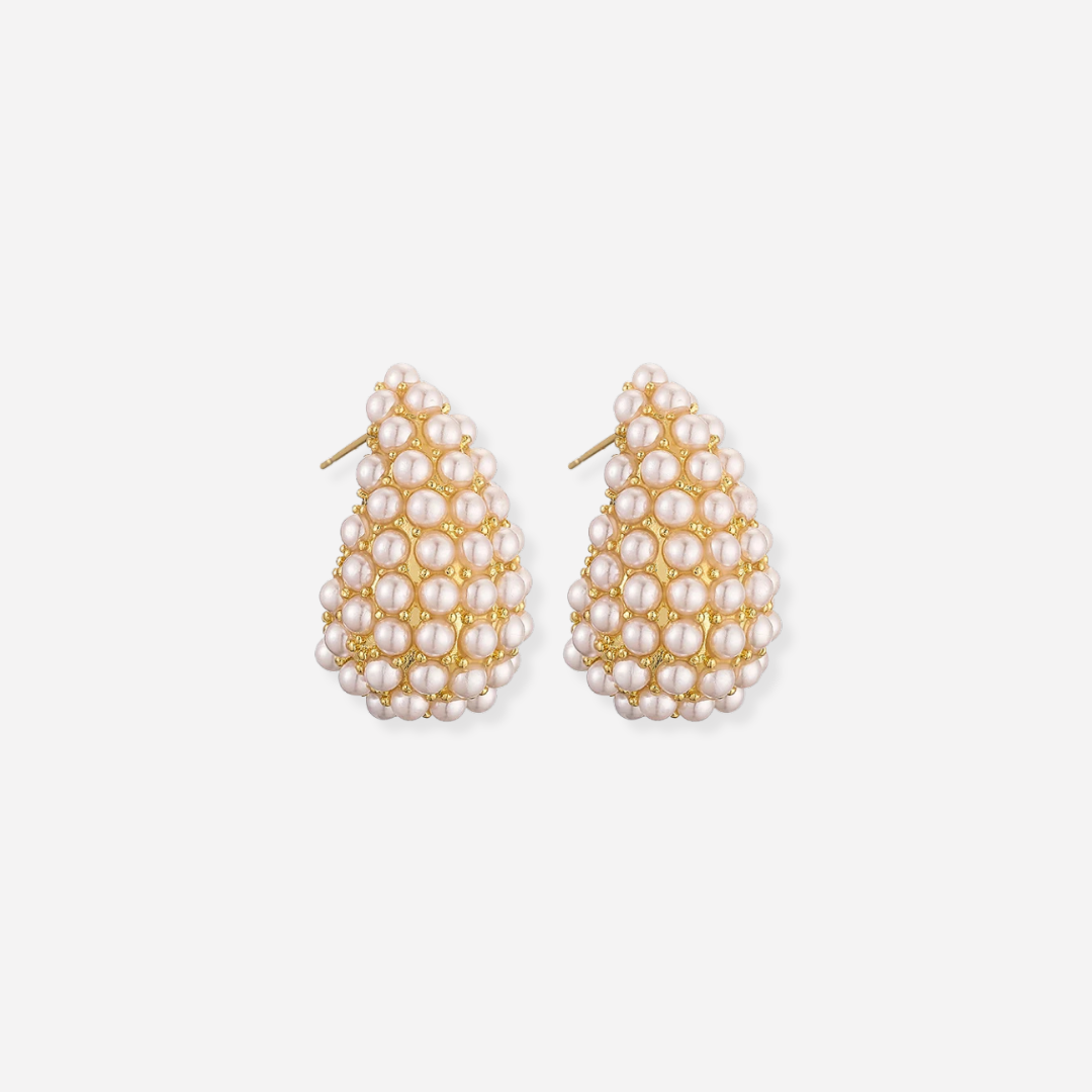 Maison La Veine™ | Boucles Classiques Perle