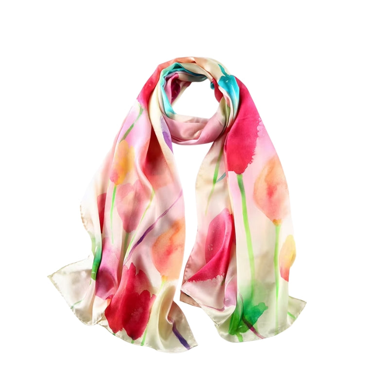 Maison La Veine™ | Écharpe Soie Femme Tendance
