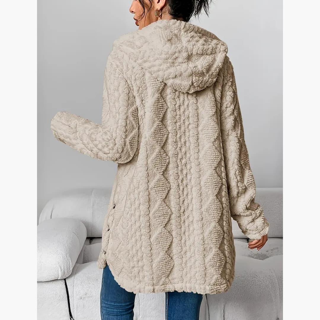 Maison La Veine™ | Manteau léger à capuche teddy
