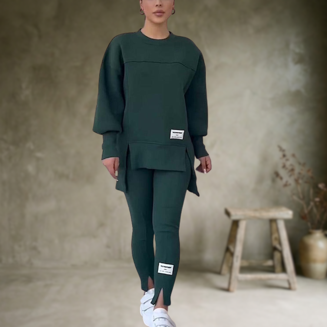 Woet | Ensemble sweat-shirt et leggings décontracté