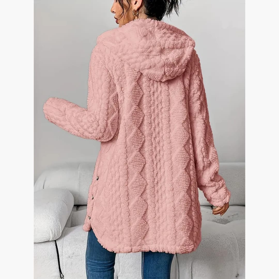 Maison La Veine™ | Manteau léger à capuche teddy