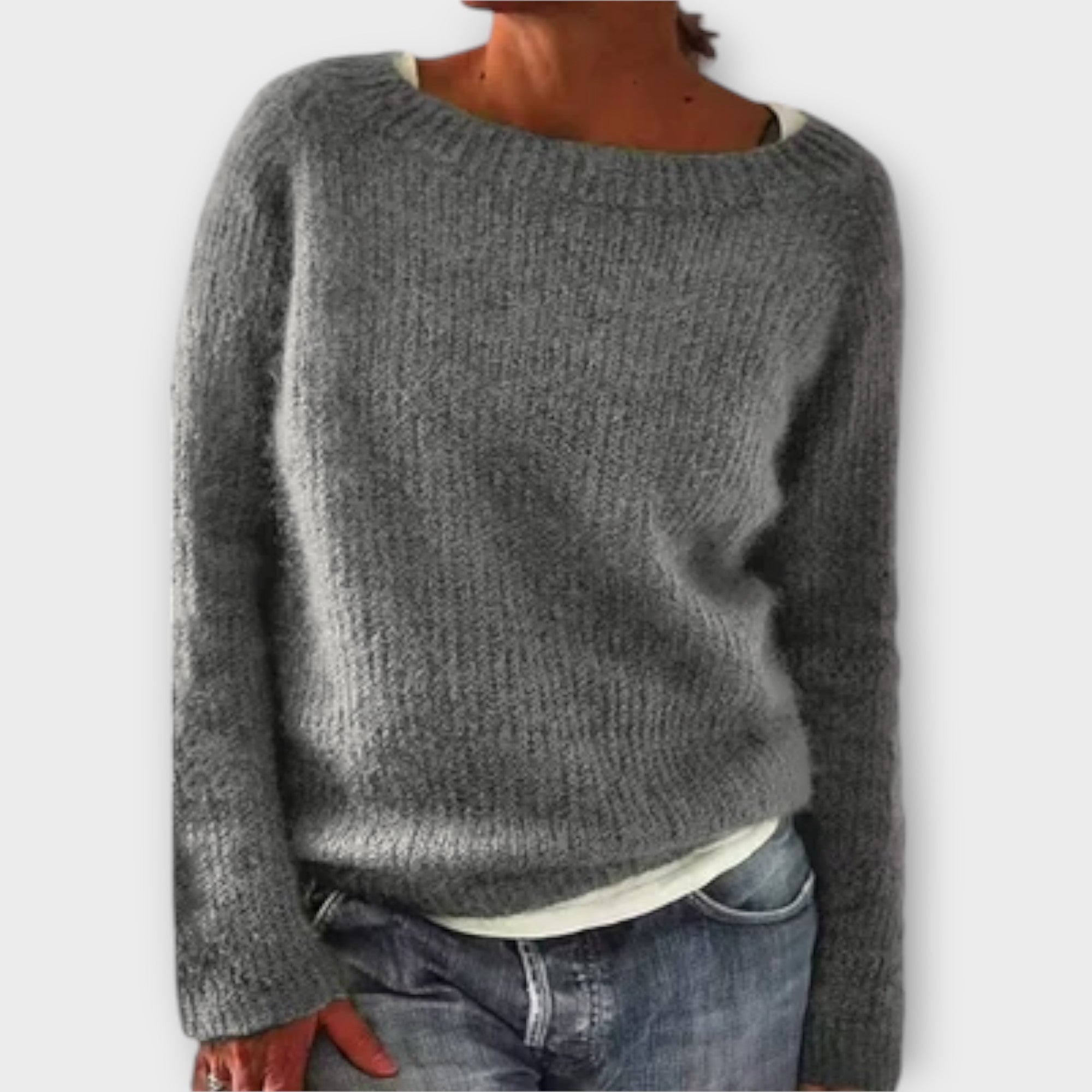 Maison La Veine™ | Pull en Maille Unie Régine