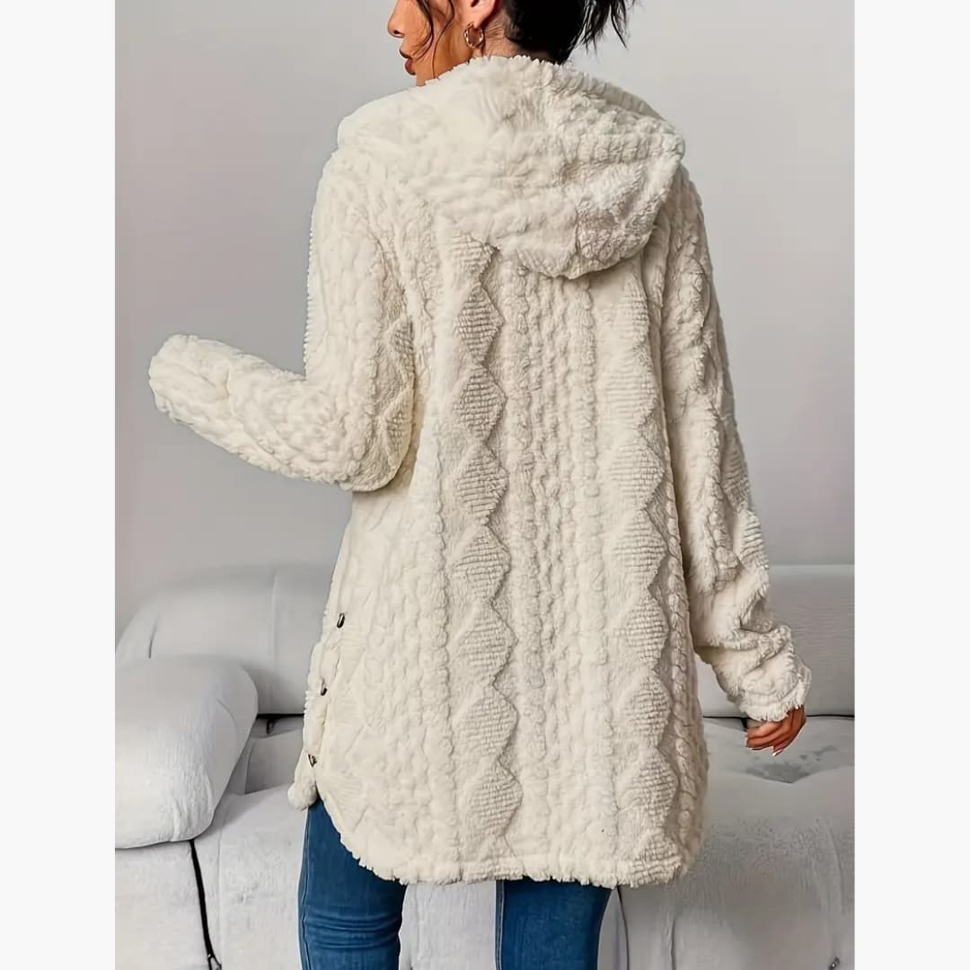 Maison La Veine™ | Manteau léger à capuche teddy