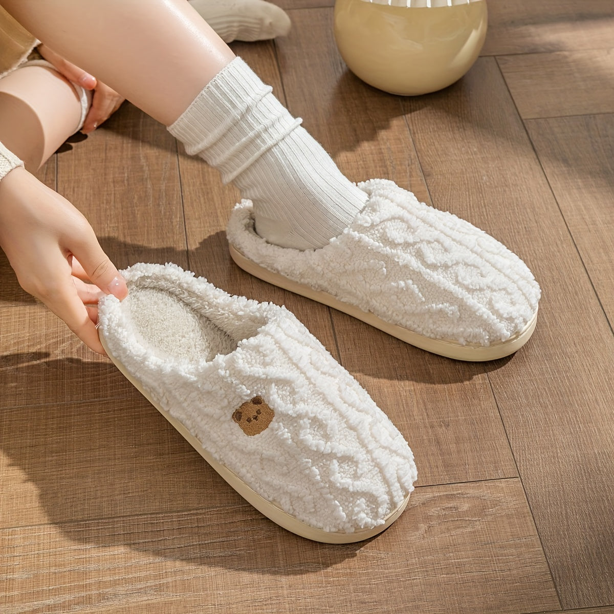 Maison La Veine™ | Chaussons tricotés