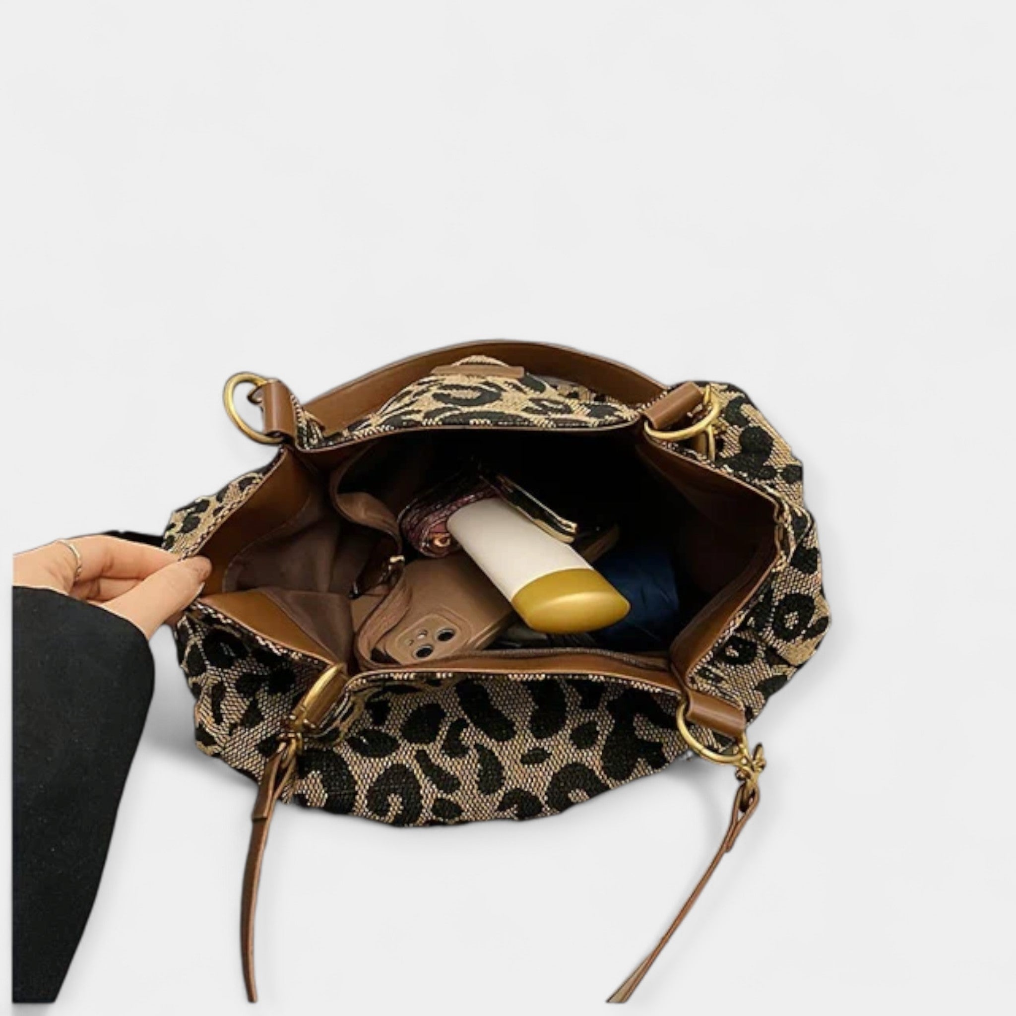 Maison La Veine™ | Sac Bandoulière Léopard Chic
