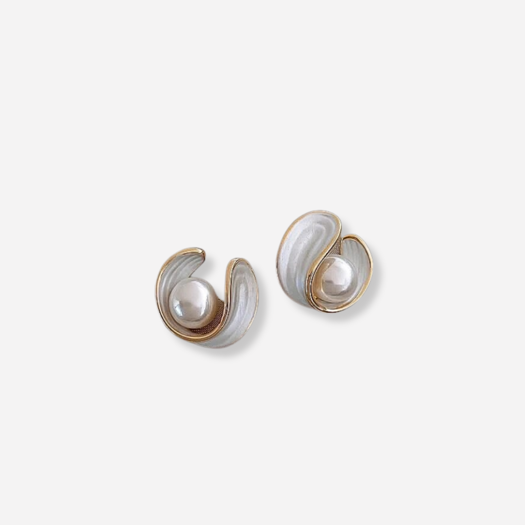 Maison La Veine™ | Boucles Opal Blanche