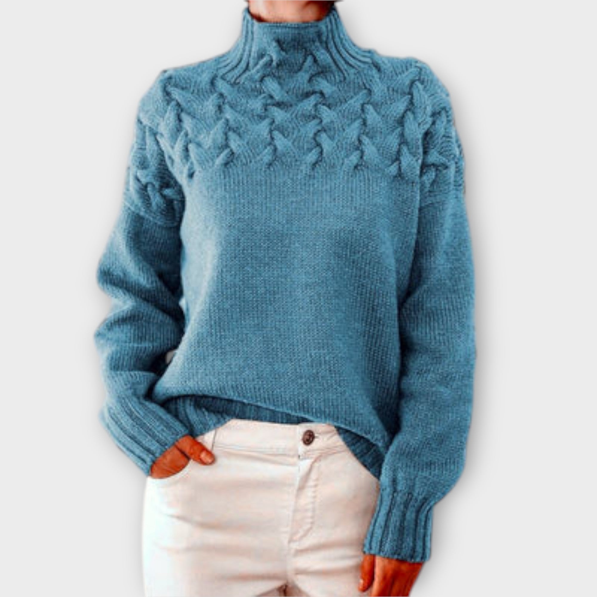 Maison La Veine™ | Pull Femme Torsadé Élégant