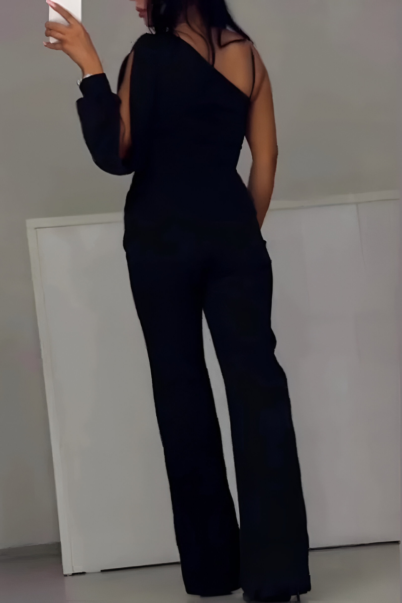 Ines | Combinaison Tendance à Pantalons Amples