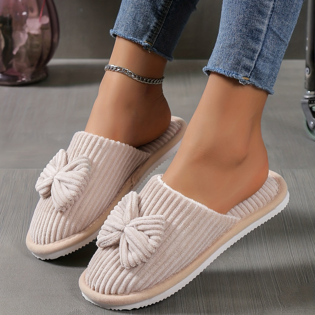 Maison La Veine™ | Chaussons Nœud