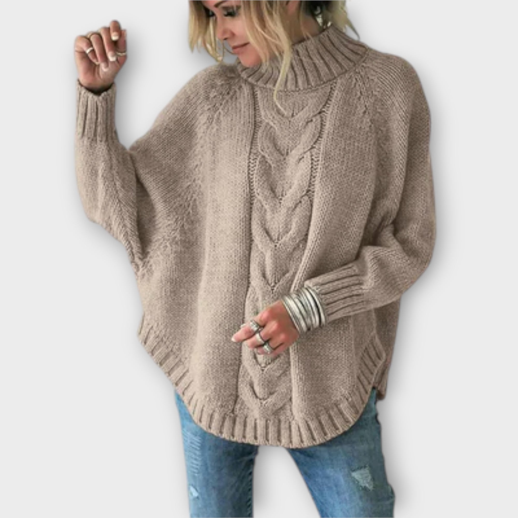 Maison La Veine™ | Pull en Tricot Torsadé Élégant