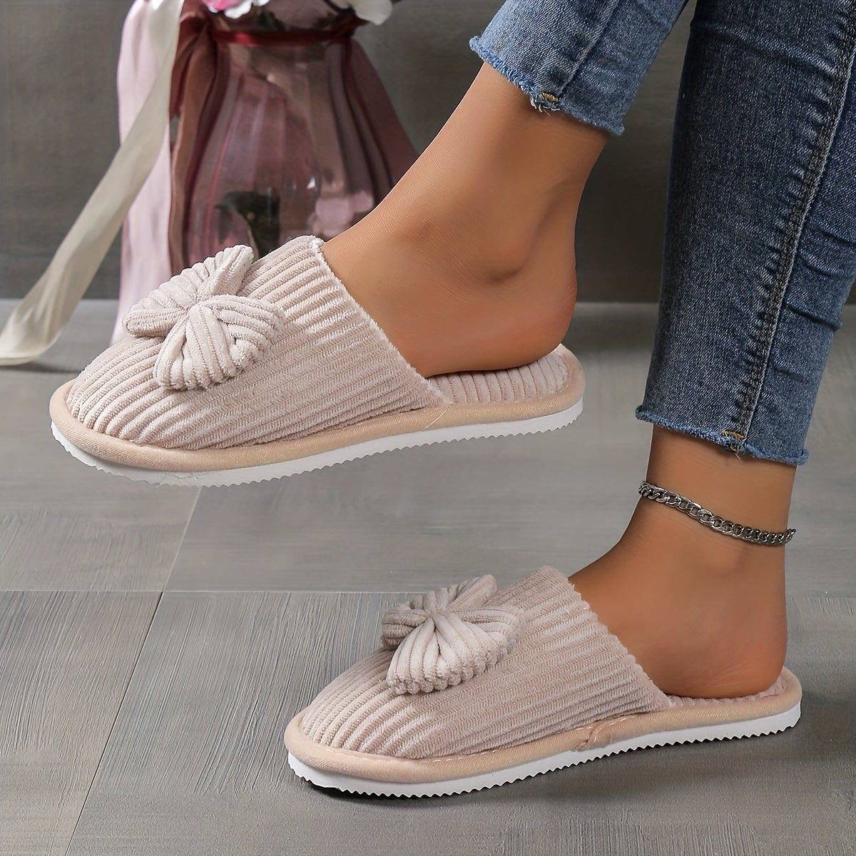 Maison La Veine™ | Chaussons Nœud