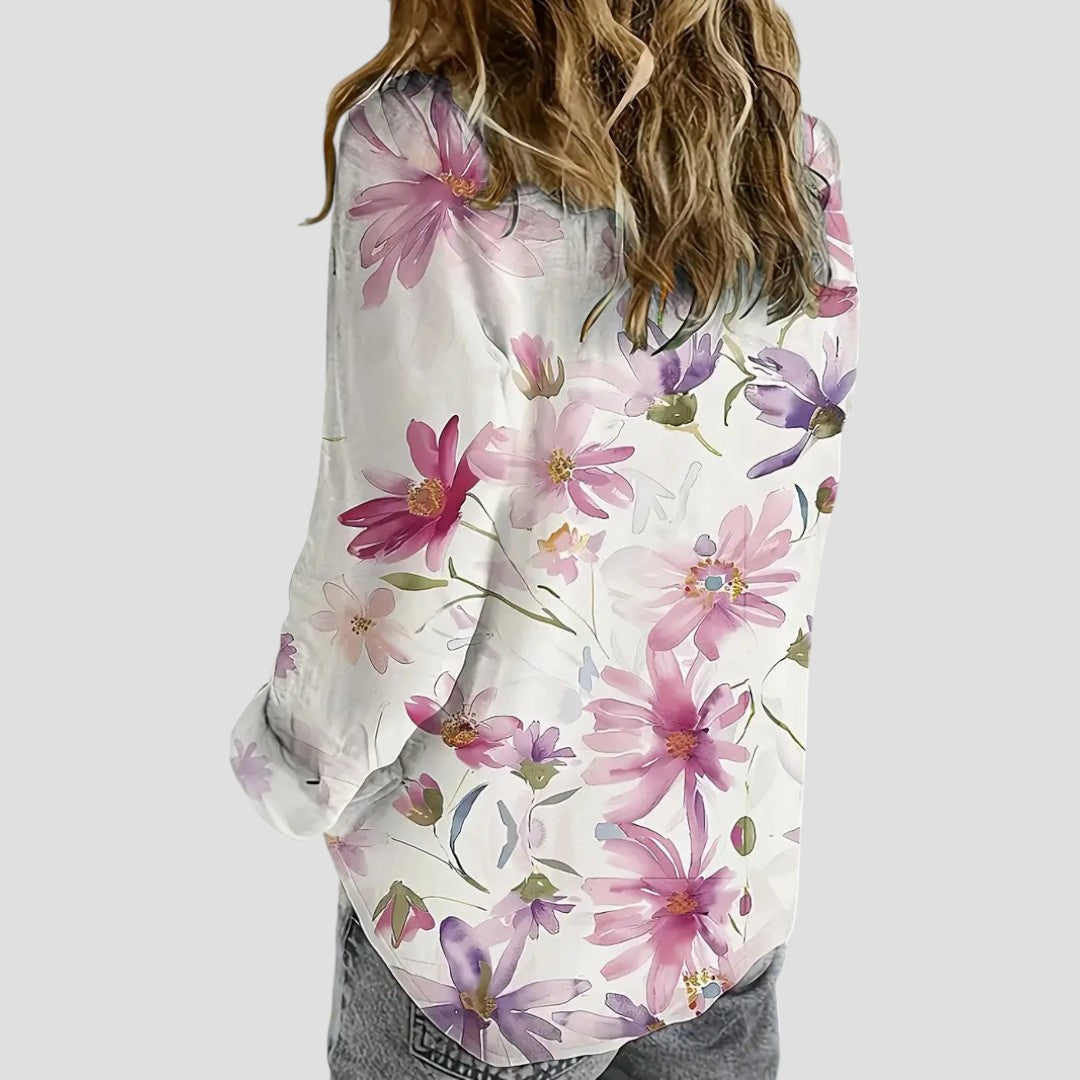 Maison La Veine™ | Blouse Fleurie Élégante