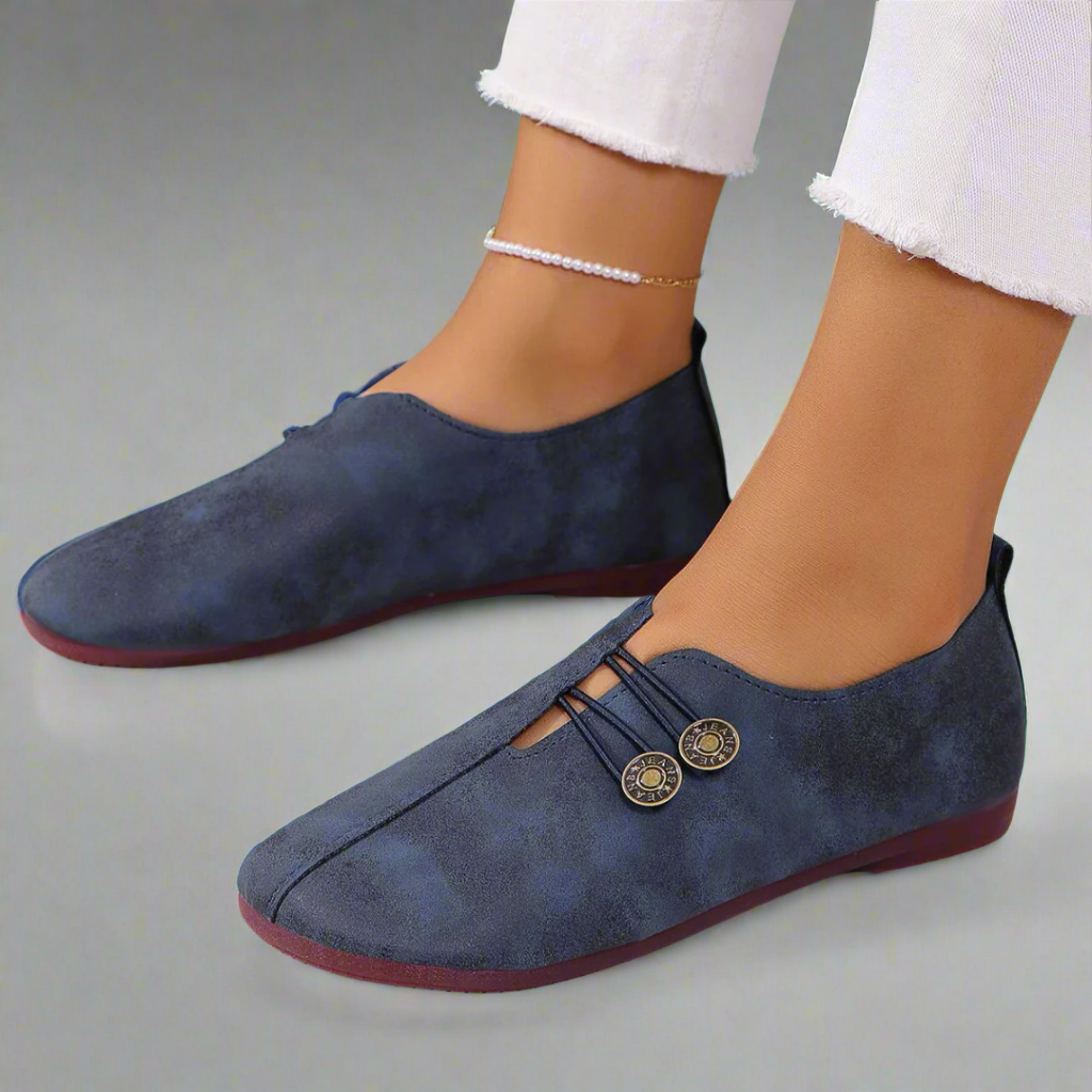 Maison La Veine™ | Mocassins en daim de chèvre premium